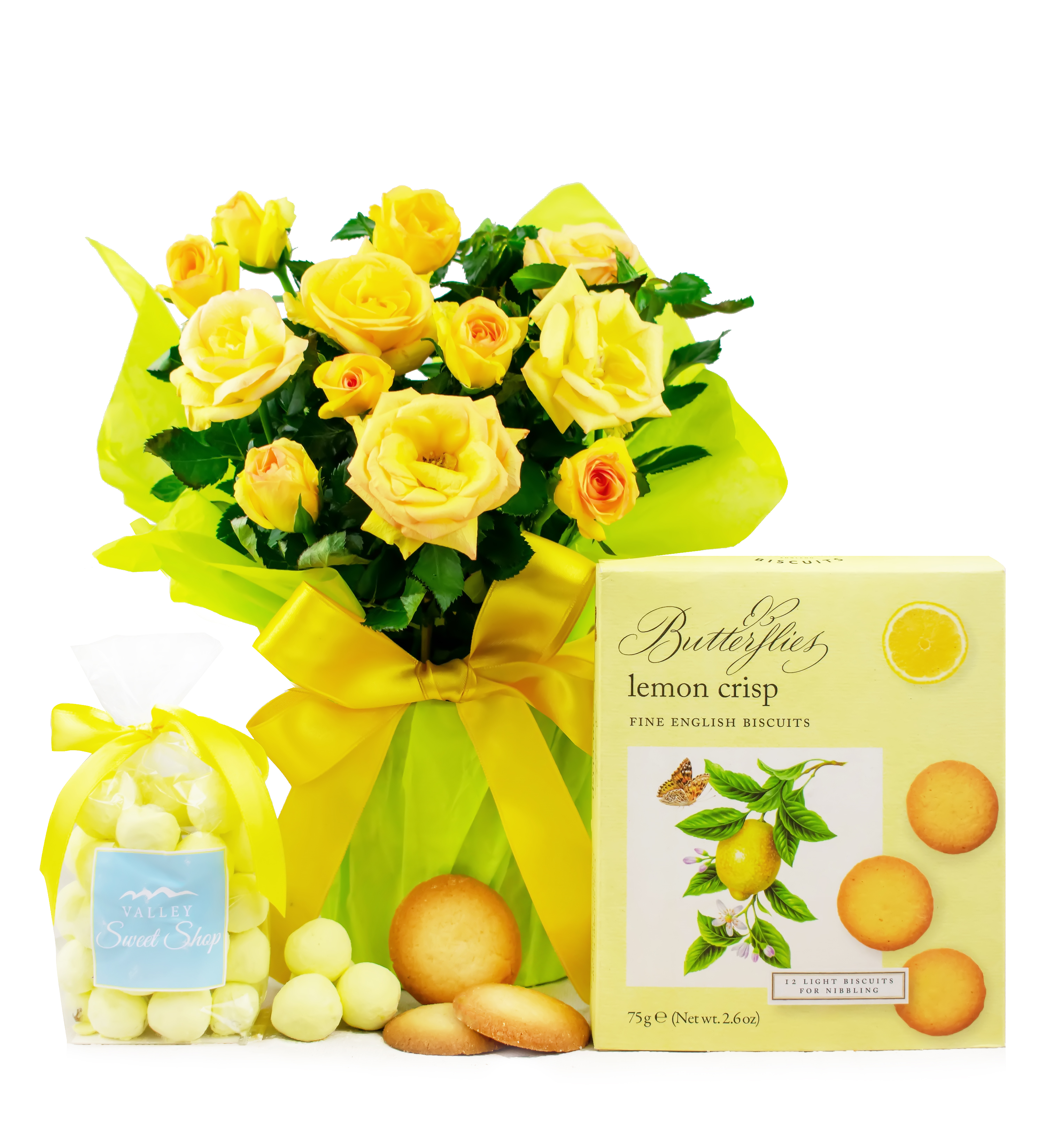Lemon Rose Plant Gift 123 Hampers