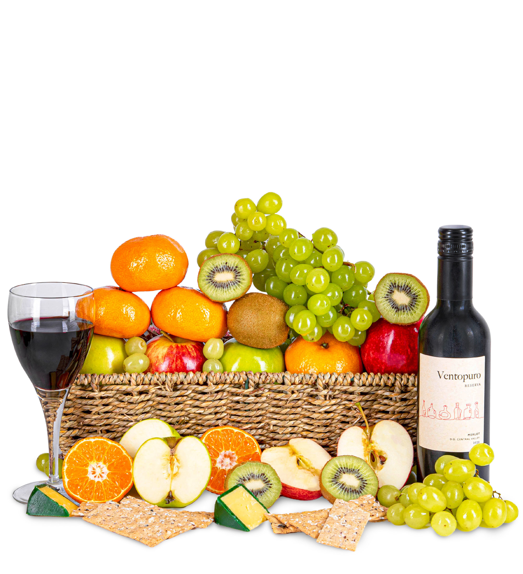 Fruit and Wine 123 Hampers